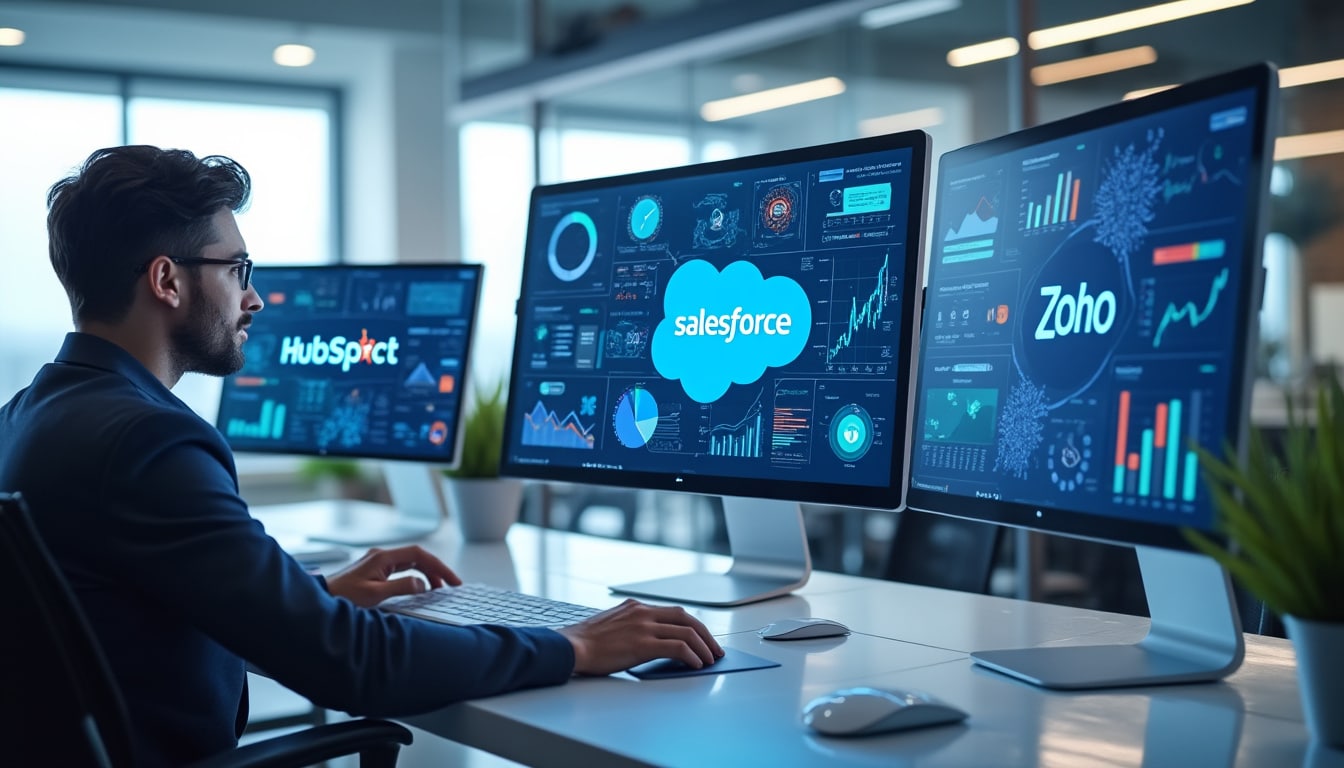 découvrez notre comparatif complet des meilleurs outils marketing tout-en-un : hubspot, salesforce, zoho et pardot. trouvez la solution idéale pour optimiser votre stratégie marketing et booster votre croissance.